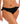 Plain Sailing High Leg Bikini Brief - Black