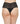 Plus Size Retro Lace Thong - Black
