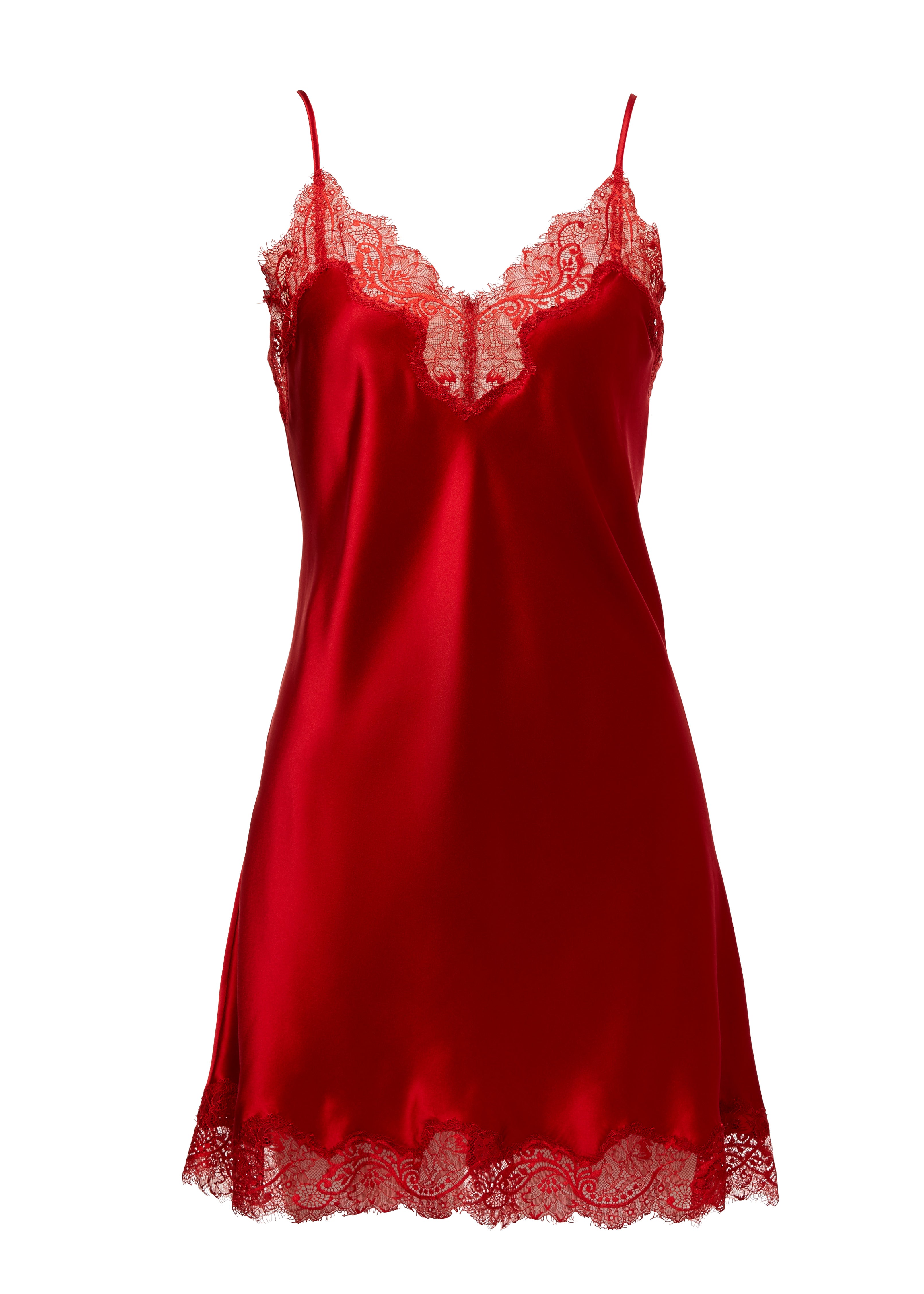 silk lingerie dress Sainted Sisters XL (UK 16) Scarlett Silk Chemise , Red