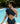 True Blue Asymmetrical Bodysuit