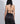 Twyla Silk Cowl Neck Cami - Black