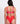 Elementary High Waist Brazillian Brief - Red/Pink