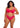 Teagan Padded Half Cup Bra - Azalea