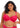 Teagan Padded Half Cup Bra - Azalea