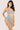 Fallon Lace & Mesh Suspender - Cornflower Blue