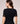 BodyBliss Short Sleeve Top - Black