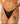 Whisper Sweet Nothings Brazilian Bikini - Black