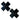 Liquid Black Cross X Pierced Barbell Pasties
