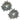 Glitter Black Glow in the Dark Spooky Spider Web Pasties