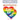 Heart: Rainbow GAY AF on Glitter Velvet Pasties
