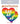 Heart: Rainbow GAY AF on Glitter Velvet Pasties