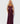 Brigeta Satin Mono Wire Gown - Burgundy