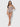 Raquel Mesh & Micro Underwire Bustier & Backless Tanga Set - Silver Rose