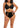 Kintai Plunge Bra - Black