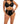 Kintai Plunge Bra - Black