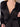 Brigeta Short Satin Robe - Black