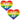 Heart: Rainbow GAY AF on Glitter Velvet Pasties