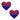 Pride Flag Glitter Heart Pasties