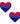 Pride Flag Glitter Heart Pasties