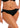 Plain Sailing High Leg Bikini Brief - Black