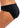Plain Sailing High Leg Bikini Brief - Black