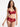 Entice Front Lace Brief - Scarlet