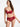 Entice Front Lace Brief - Scarlet