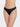 Minx Lace Trim Thong - Black