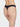 Minx Lace Trim Thong - Black