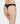 Minx Lace Trim Thong - Black