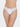 Minx Lace Trim Thong - White/Nylon