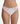 Minx Lace Trim Thong - Whipped Cream/Lilac Pink