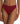 Bliss Bare Cotton High Cut Brief - Dark Red