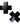 Plus X: Faux Latex Pleather Vinyl Cross Pasties - Black