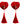 Forever Yours Red Heart Crystal Tassel Reusable Silicone Nipple Cover Pasties