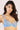 Fallon Lace Plunge Bra - Cornflower Blue