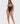 Iryna Silky Micro & Rope Crotchless Teddy - Black