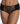 Entice Front Lace Brief - Black/Rose Gold